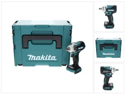 Immagine prodotto di Avvitatore a impatto a batteria Makita DTW 300 ZJ 18 V 330 Nm 1/2" Brushless + Makpac - senza batteria, senza caricabatterie