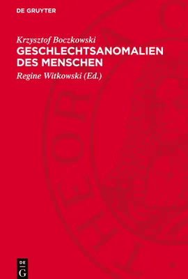 Produktbild von Geschlechtsanomalien des Menschen