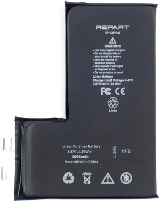 Immagine prodotto di Batteria sostitutiva TRADEBIT compatibile con Apple iPhone 13 Pro - Li-Ion - 3095 mAh - Senza cavo flessibile (BMS)