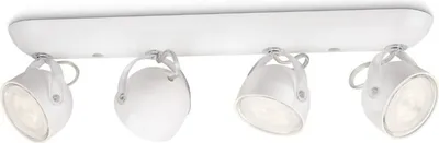 Produktbild von Philips myLiving Spot 532343116, Strahler Oberflächenbeleuchtung, Nicht austauschbare(s) Leuchtmittel, 4 Glühbirne(n), LED, 16 W, 2700 K