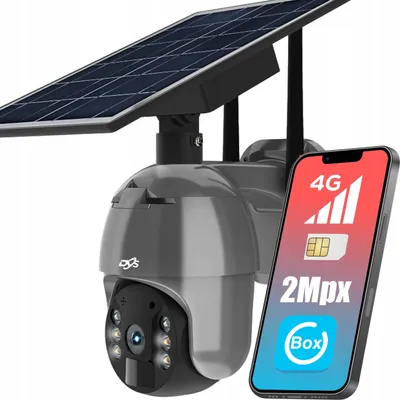 Produktbild von Aussen Kamera Solar Gsm Fullhd Drahtlose Bewegungserkennung 15600Mah