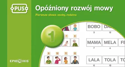 Productafbeelding van PUS. Opóźniony rozwój mowy 1. Pierwsze słowa: osoby, rodzina