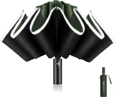 Produktbild von Famanu Regenschirm UPF 50+ mit 99% UV-Schutz - Automatisch, tragbar, winddicht