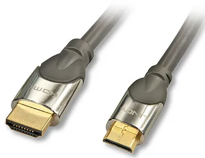 Image de Lindy 41435 HDMI Kabel A/C CROMO« 0,5m  High Speed Kabel mit Ethernet