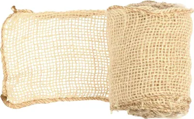 Produktbild von Glorex Juteband weiß gebleicht 10 cm x 3 m