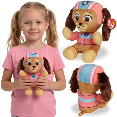Produktbild von TY PAW Patrol Liberty Plüsch-Maskottchen, BEANIE BABIES Kuscheltier, weiches sensorisches Spielzeug 20 cm