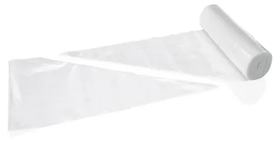 Produktbild von 6x 100er Rolle (600 Stück) Spritzbeutel Transparent, Materialstärke 80 µm, 52 cm