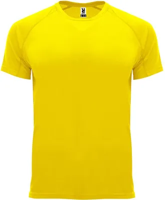 Immagine prodotto di Roly Sport CA0407 | T-shirt Bahrain con maniche raglan - Colore: Yellow 03 - Taglia: S