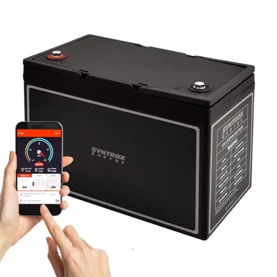 Image de batterie Lifepo 4 Lithium 80Ah 12V | Batterie avec BMS, Bluetooth