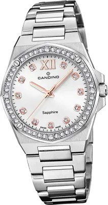 Produktbild von Candino Edelstahl Damen Uhr Analog Elegant Armbanduhr silber Elegance D2UC4751/1