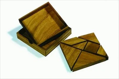 Produktbild von Philos Tangram Denkspiel - klassisches Legespiel für Kinder