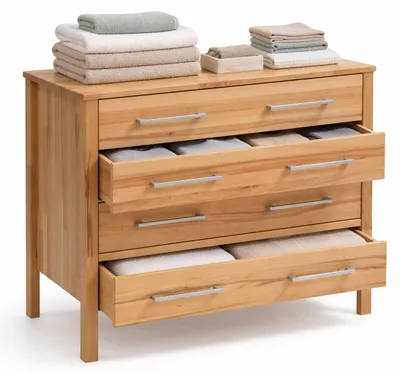 Produktbild von Schubkastenkommode 100 x 76 x 45 Anrichte Kernbuche geölt #2158
