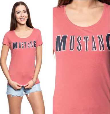 Produktbild von MUSTANG Damen, T-Shirt ALEXIA C, S, Rosa, sport, tshirt, shirt