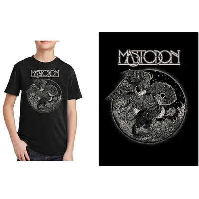 Produktbild von Mastodon - Griffin Kids 5 - 6 Jahre T-Shirt - Schwarz