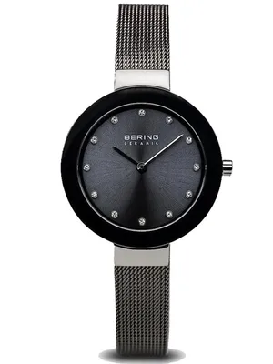 Produktbild von Bering Damen Uhr Armbanduhr Slim Ceramic - 11429-389 Meshband