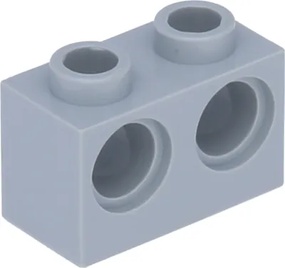 Imagen del producto de 20 piezas LEGO Technic de 1 x 2 (32000) - Gris claro