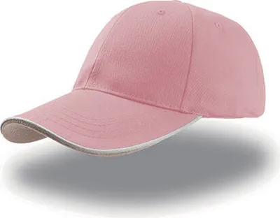 Immagine prodotto di Atlantis | Zoom Piping Sandwich Cap / Berretto / Cappello - Colore: Rosa/Bianco/Grigio - Taglia: Unica