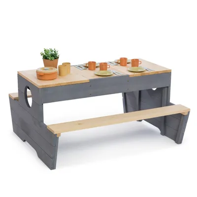 Produktbild von MUDDY BUDDY® Spieltisch "Creator" natur - wolkengrau