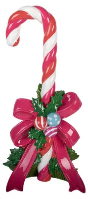 Produktbild von Clayre & Eef Weihnachtsdekoration Zuckerstange Rosa Kunststoff