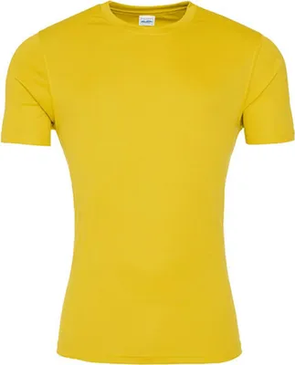 Obrázok produktu pre Just Cool JC020 | Pánske tričko Cool Smooth T / UV ochranný faktor 30+ - farba: Sun Yellow - veľkosť: 3XL