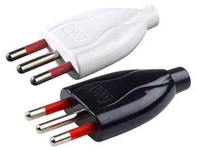 Imagen del producto de TOMA DE CORRIENTE MÓVIL 10A ROSI 2P+T - Color blanco