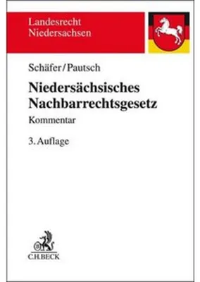 Produktbild von Niedersächsisches Nachbarrechtsgesetz