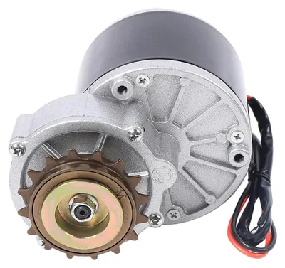 Produktbild von E-Bike Umbausatz - Bürstenmotor - 350 W - Freilauf & Kettenantrieb - Daumengas - 3000/3850 U/min - Für 41–71 cm Laufräder - Schwarz