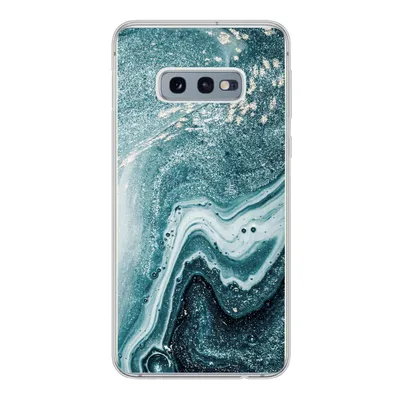 Produktbild von MuchoWow® Handyhülle Schutzhülle Hülle für Samsung Galaxy S10e Naturstein - Glitter - Muster Silikon Softcase Handy Hülle - Handy