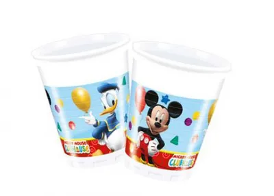 Produktbild von Micky Maus Partybecher Disney-Lizenzartikel 8 Stück bunt