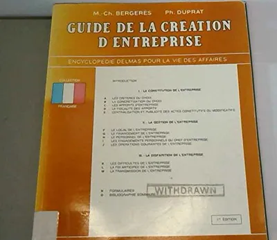 Image de Guide de la création d'entreprise