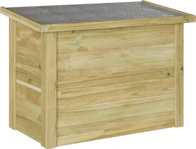 Produktbild von Best Möbel Aufbewahrungsbox 44x80x57 cm imprägniertes Kiefernholz - Gartenboxen CL39829