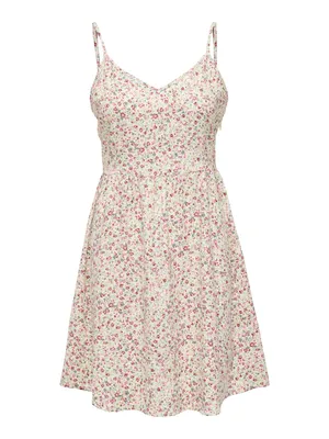 Produktbild von JDY Minikleid 'Smilla', 15268805, Straw Ditsy, Gr. M