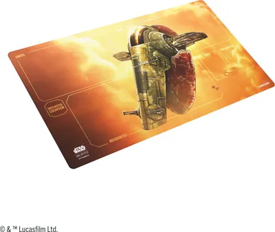 Zdjęcie produktu dla Asmodee Czech Republic Gamegenic SWU: Mata do gry – Fetts Firespray