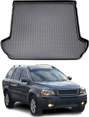 Image de Tapis de coffre pour Volvo XC90 2002-2014 Caoutchouc TPE Noir