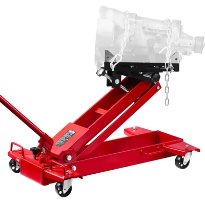 Produktbild von VEVOR Niedrigprofil-Fahrzeugheber, 2200 lbs / 1 Tonne Hebekapazität Teleskop-Getriebe-Fahrzeugheber, 18,5-70 Zoll Hebehöhe, flexible 360° Schwenkräder, robuster Hebezeug für Garage, Werkstatt, 2200 lbs