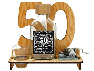 Obrázek produktu pro Značka na výročí 50 let s flašinetem SK