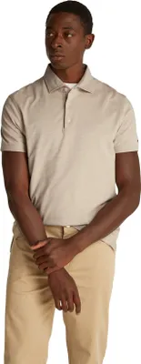 Produktbild von Tommy Hilfiger Polo beige einfarbig Baumwolle Slim Fit