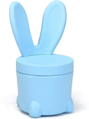Produktbild von Famanu Aufbewahrbare Kunststoffhocker mit Stauraum - Blau