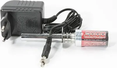 Produktbild von Robitronic Glühkerzenstarter 2000mAh mit Ladegerät
