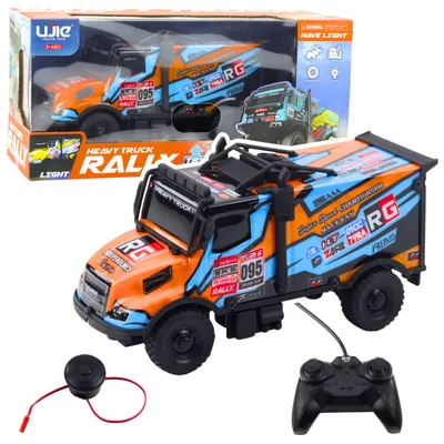 Image de Camion télécommandé Rc Orange Bleu