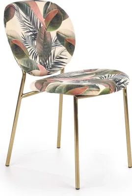 Produktbild von OXM Stilvoller gepolsterter Esszimmerstuhl K-398 Mehrfarbig 47 x 82 x 57 cm