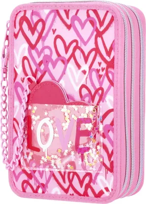 Produktbild von Depesche 3-Fach Federtasche TOPModel ONE LOVE pink