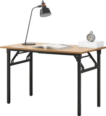 [neu.haus]® Klapptisch - 120 x 60cm Schreibtisch Bürotisch Computertisch Tisch Klappbar Buche / Schwarz