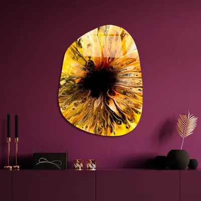 Produktbild von Wallity, UV-1083 - 50 x 70, Dekorative Malerei aus gehärtetem Glas, Mehrfarbig, 100 % gehärtetes Glas, 50 x 70 cm