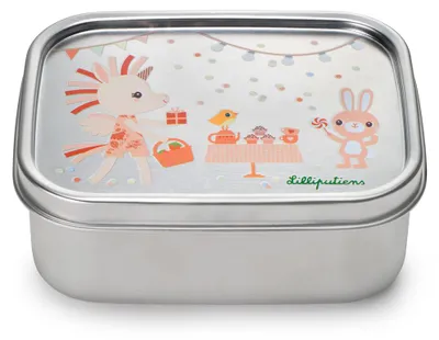 Image de Lilliputiens Boîte à goûter Happy Lena multicolore acier