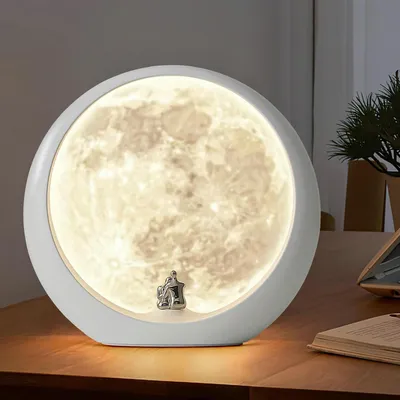 Immagine prodotto di Lampada da comodino - Crea atmosfera - Controllo touch - 19 cm - Bianco