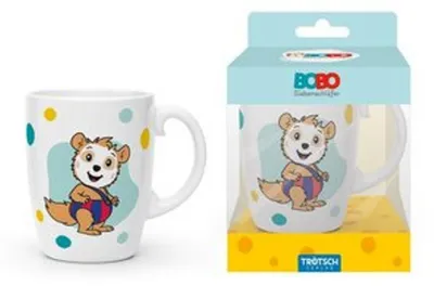 Produktbild von Trötsch Bobo Siebenschläfer Kindertasse blau Geschenktasse aus Porzellan