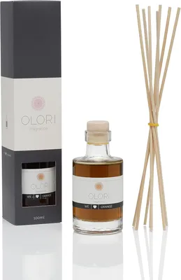 Produktbild von OLORI Raumduft Diffuser mit Stäbchen 100ml (Orange)