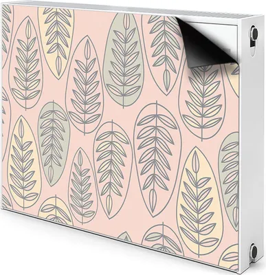 Produktbild von Magnet Radiator Magnet Mat Heizkörper Heizung Verkleidung Abdeckung 80x60 cm  - Bunte Blätter
