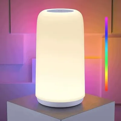 Zdjęcie produktu dla Lampka nocna dotykowa rgb LED ściemniana prezent